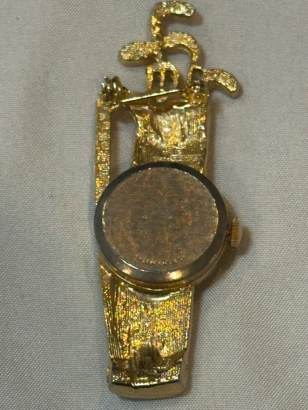 Vintage Gold-tone Ladies Gold Watch Pendant